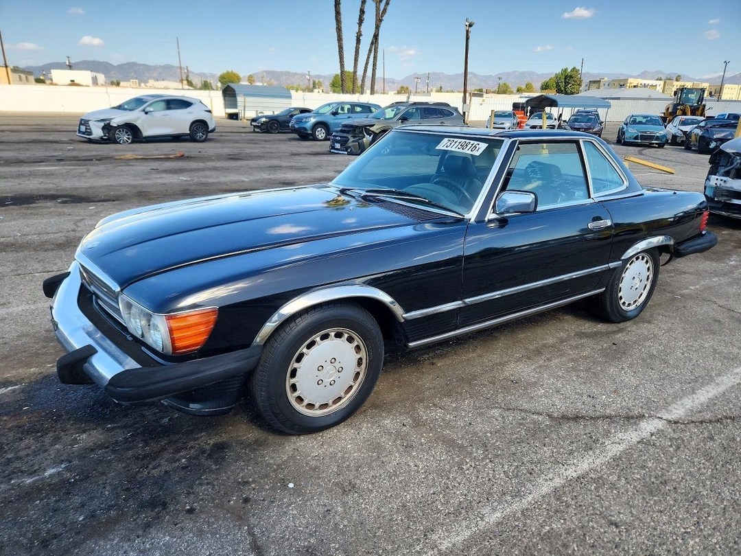 Vista de 1989 MERCEDES-BENZ 560 SL, ángulo 1