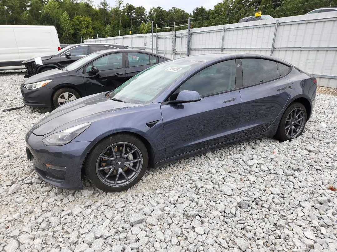 منظر 2022 TESLA MODEL 3، زاوية 1