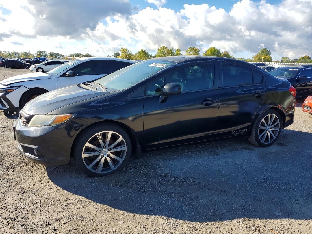 Vue de 2012 HONDA CIVIC SI, angle 1