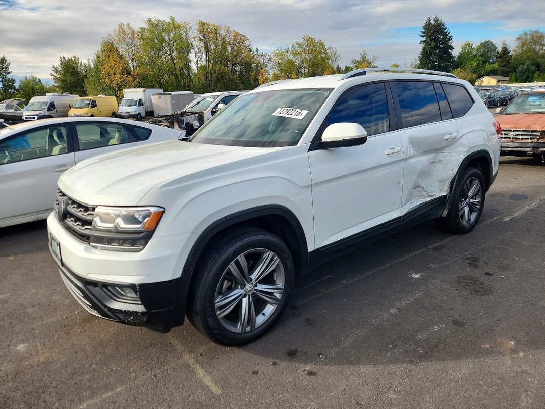 Vista de 2018 VOLKSWAGEN ATLAS SE, ángulo 1