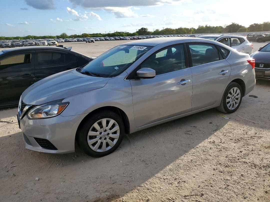 Вид 2018 NISSAN SENTRA S, угол 1