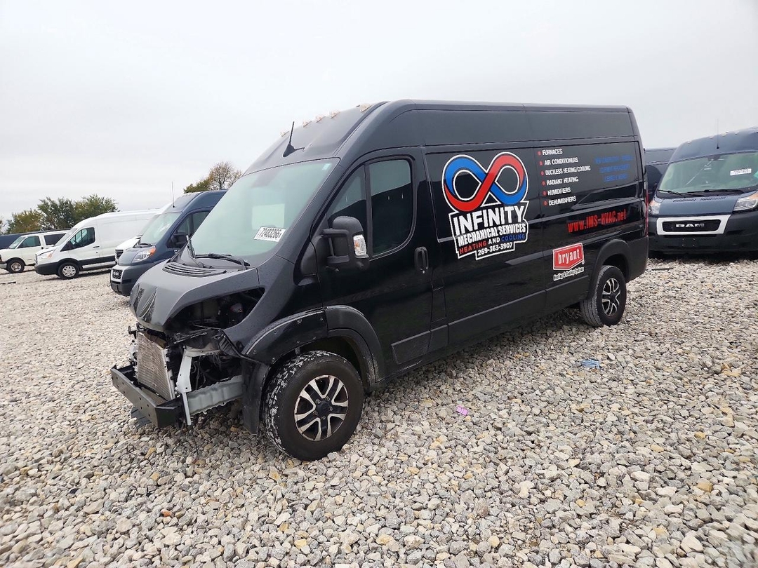 Vue de 2023 RAM PROMASTER 3500 3500 HIGH, angle 1