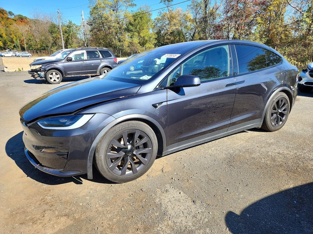 Vue de 2024 TESLA MODEL X, angle 1
