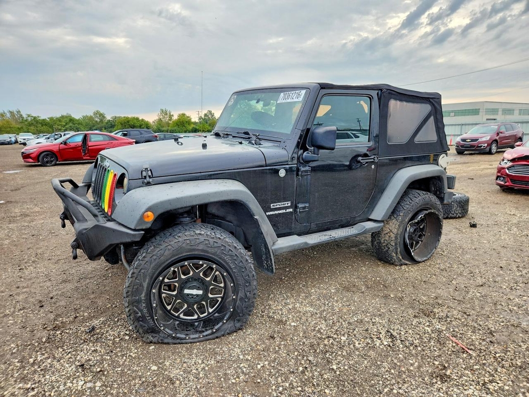 منظر 2011 JEEP WRANGLER SPORT، زاوية 1
