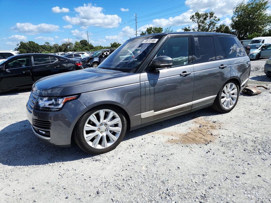 منظر 2016 LAND ROVER RANGE ROVER SUPERCHARGED، زاوية 1