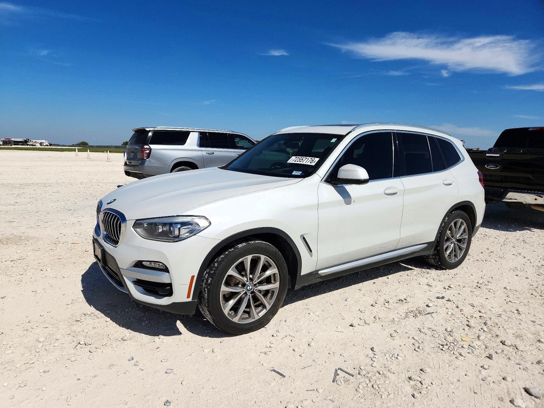 Vue de 2019 BMW X3 SDRIVE30I, angle 1