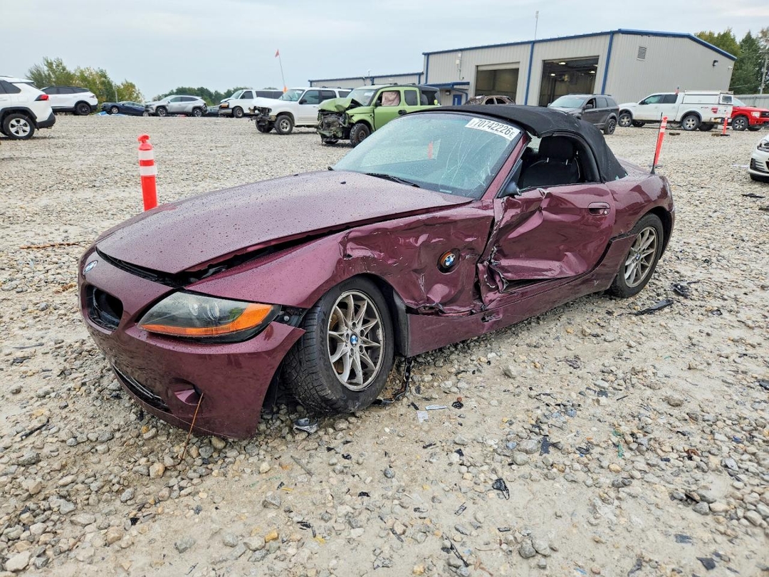 منظر 2003 BMW Z4 2.5، زاوية 1