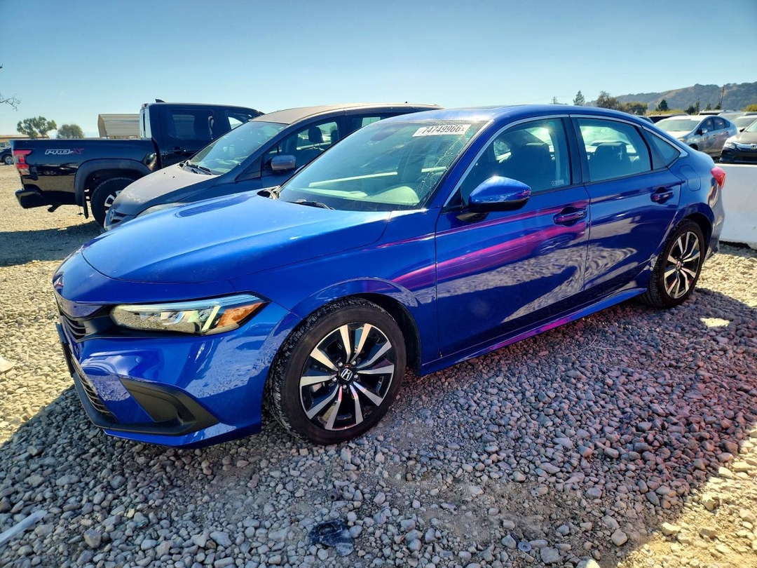 Vue de 2024 HONDA CIVIC EX, angle 1