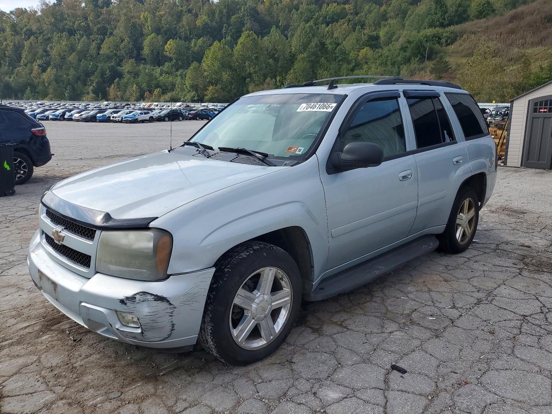 Вид 2008 CHEVROLET TRAILBLAZER LS, угол 1