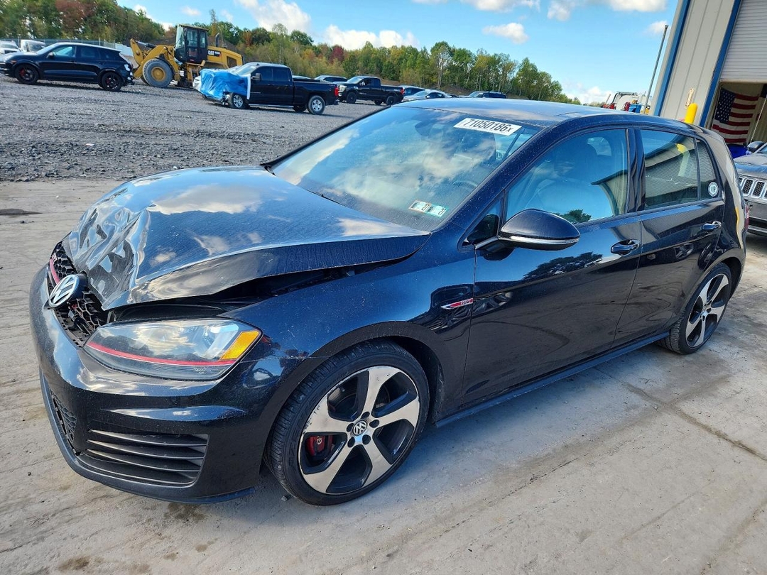 منظر 2016 VOLKSWAGEN GTI S/SE، زاوية 1