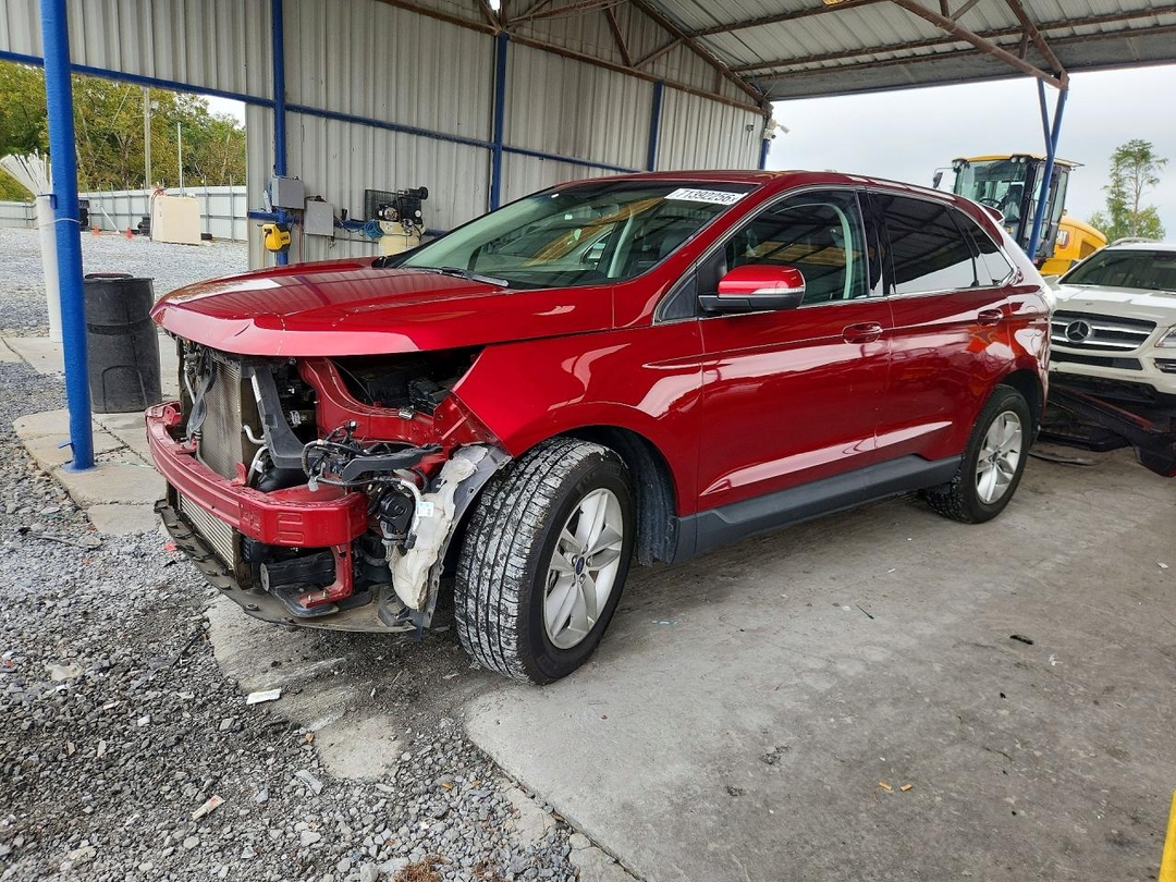 Vedere 2018 FORD EDGE SEL, unghi 1