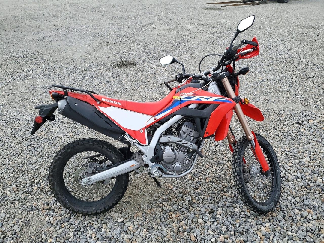 Vue de 2023 HONDA CRF300 L, angle 1