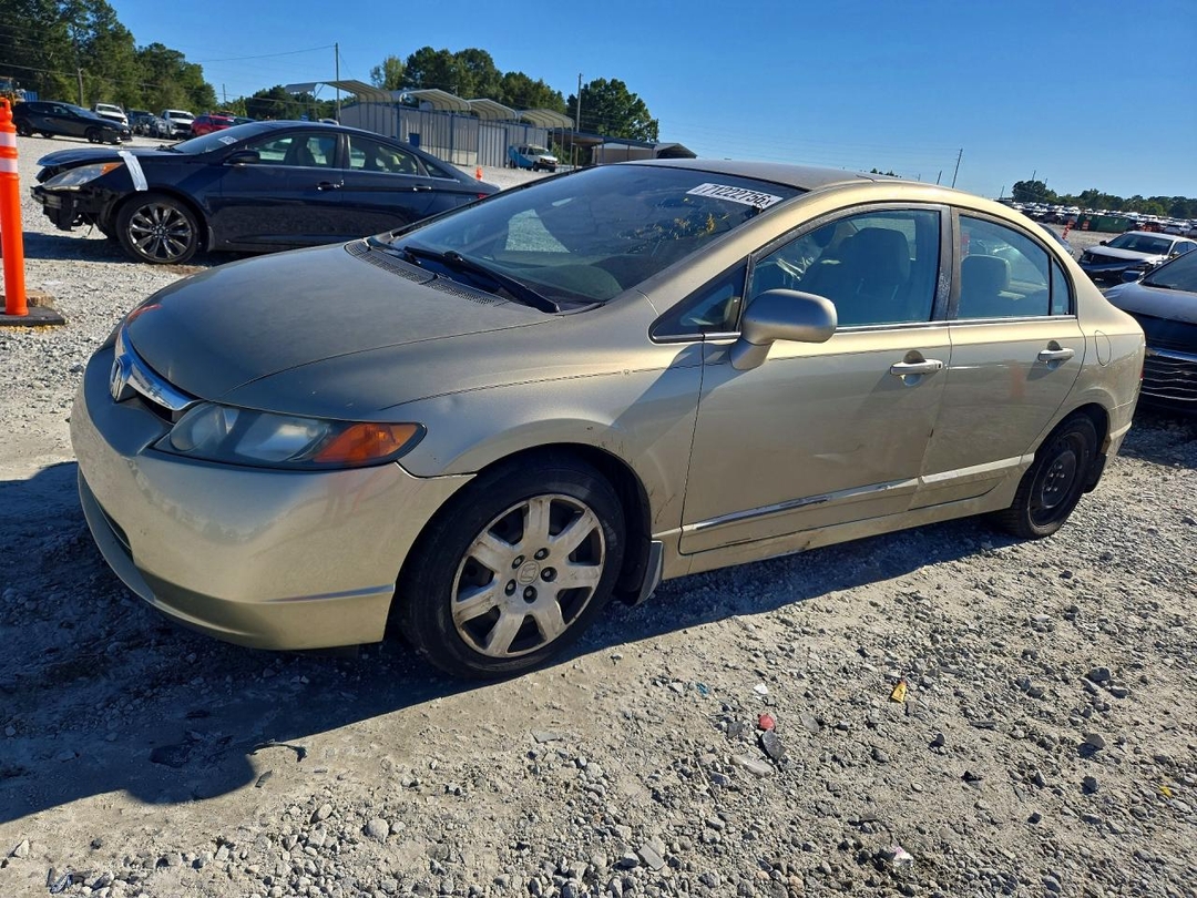 Vue de 2008 HONDA CIVIC LX, angle 1