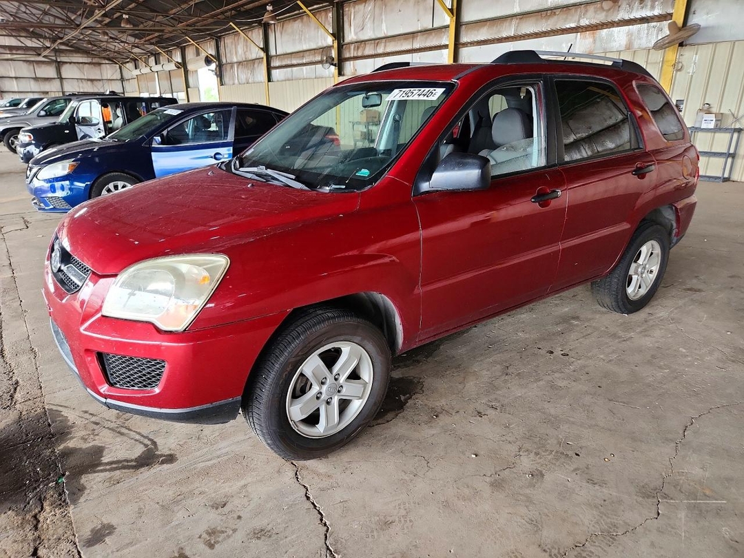 منظر 2010 KIA SPORTAGE LX، زاوية 1