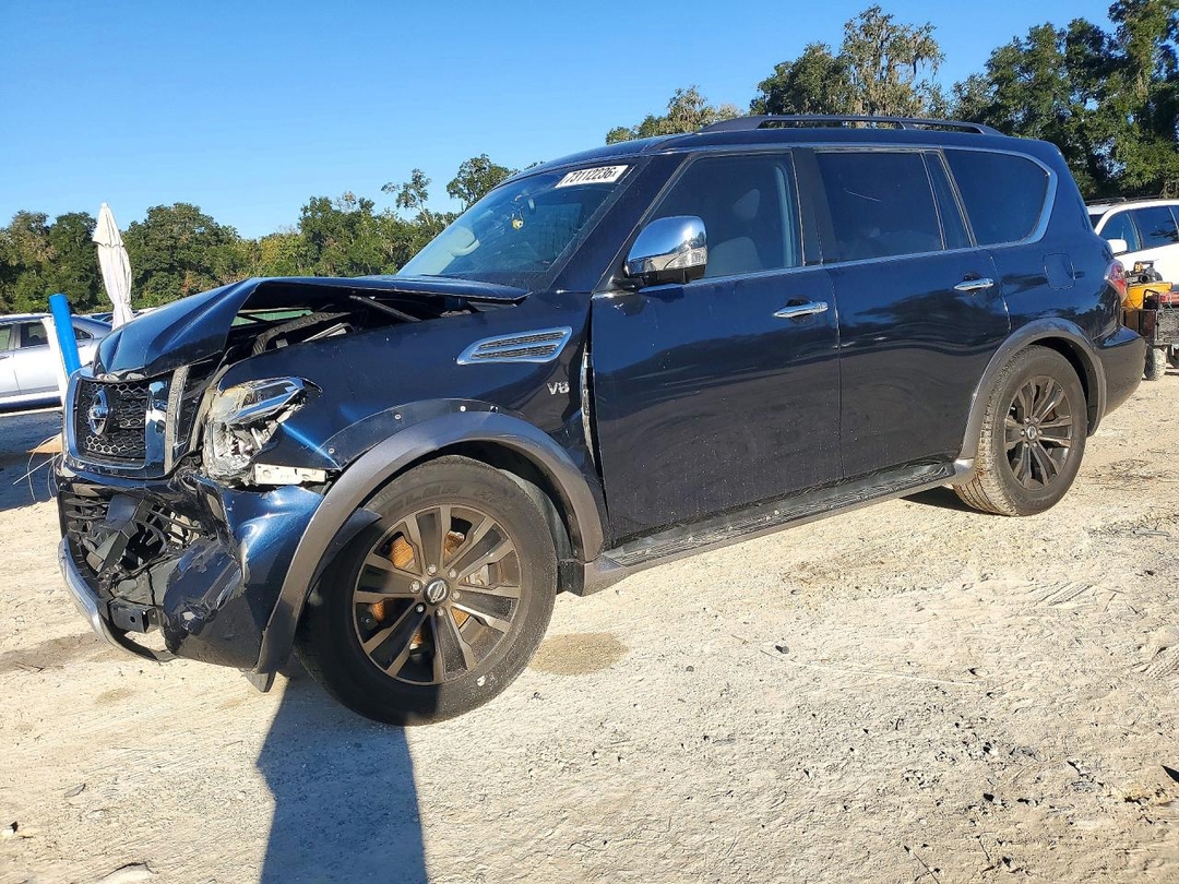 Vedere 2017 NISSAN ARMADA PLATINUM, unghi 1