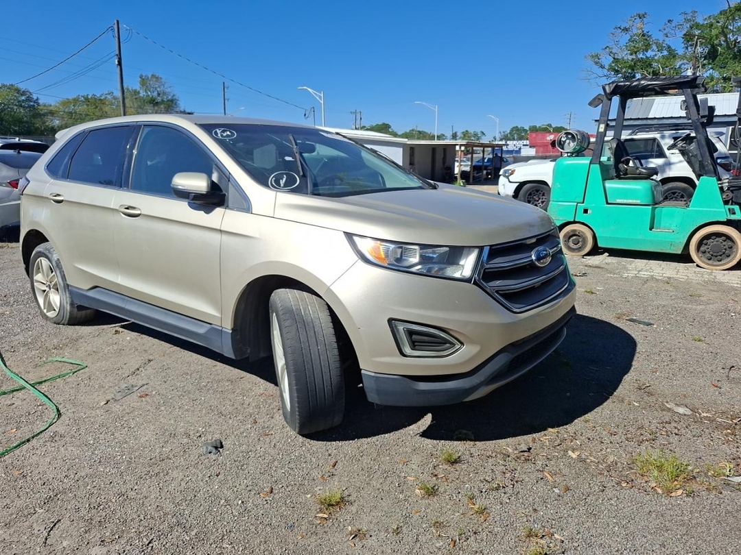 Вид 2017 FORD EDGE SEL, угол 1
