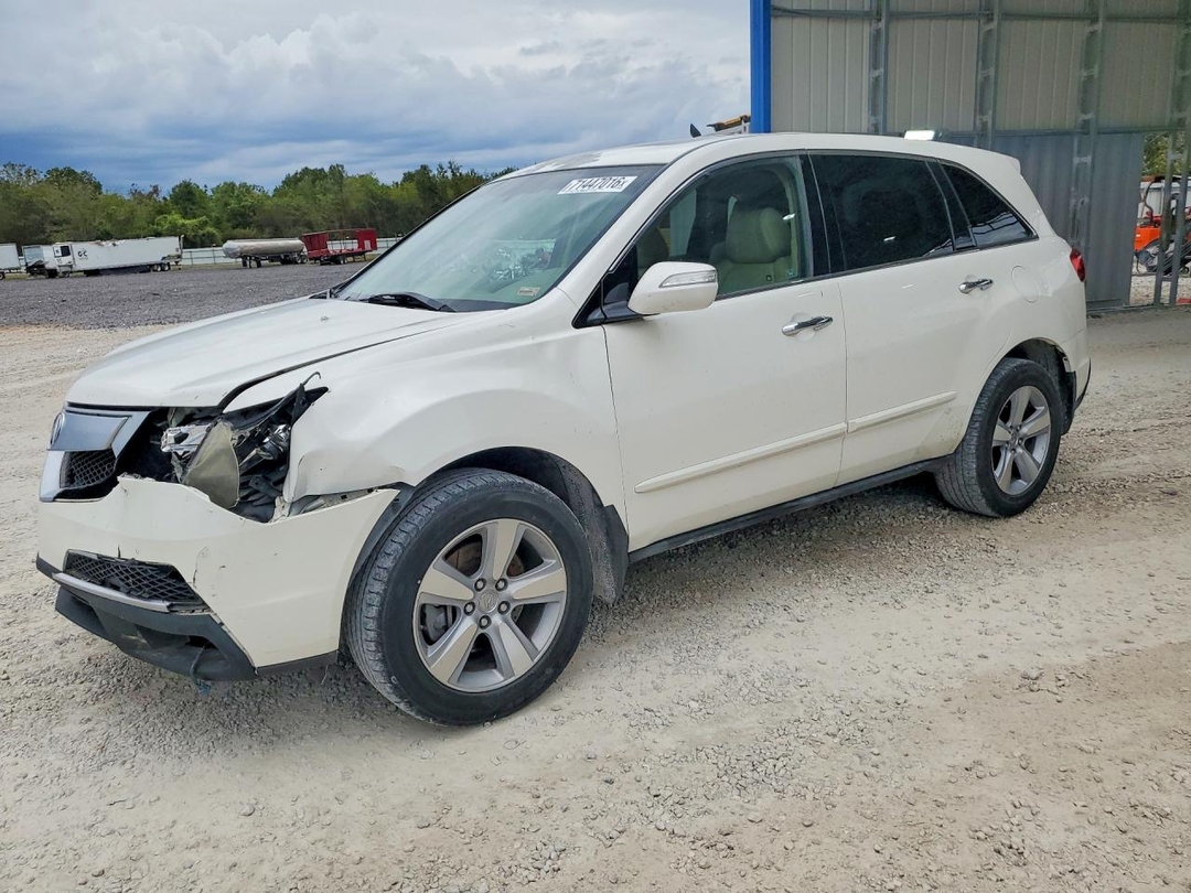 Вид 2010 ACURA MDX SH-AWD (TECH), угол 1