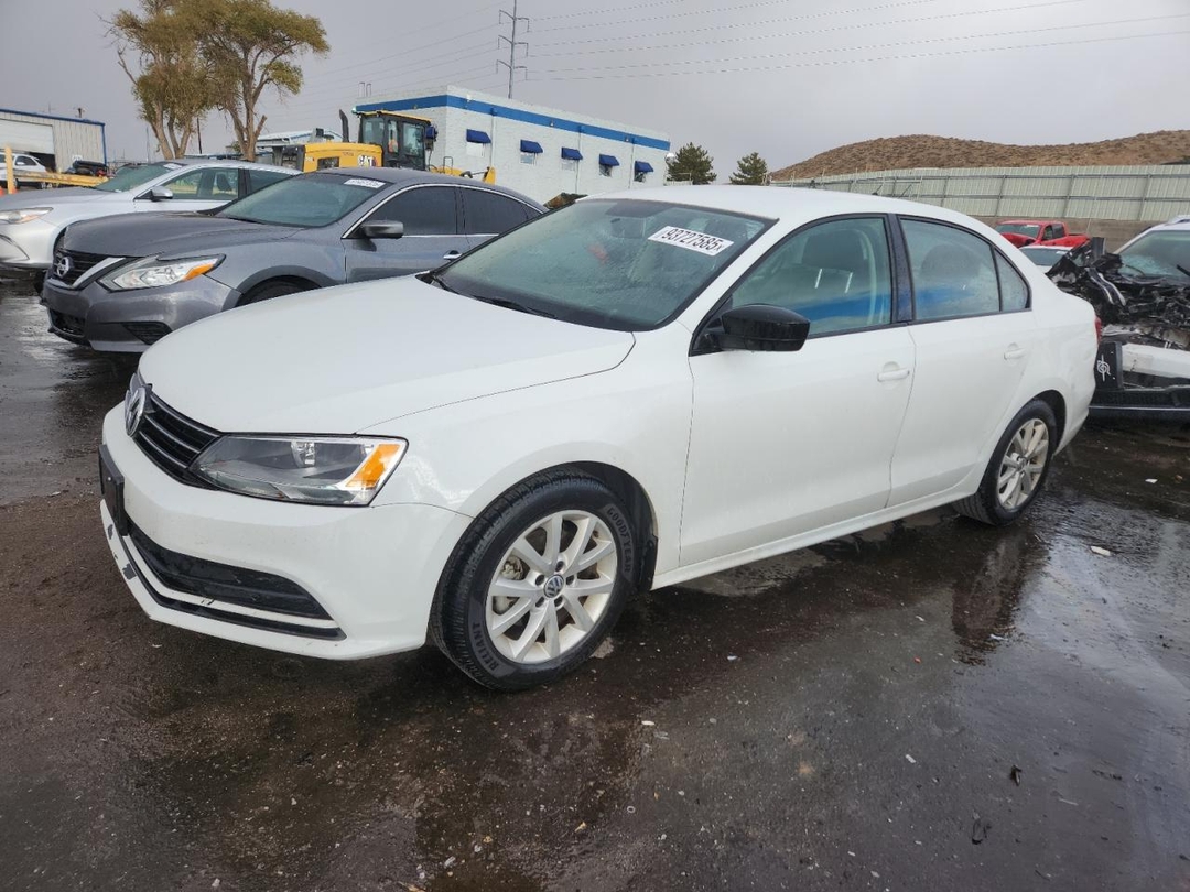 Вид 2015 VOLKSWAGEN JETTA SE, угол 1