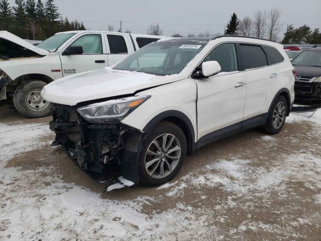Vista de 2017 HYUNDAI SANTA FE SE, ángulo 1