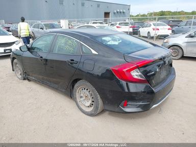 2021 Honda Civic LX view, angle 3