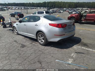 Vista de 2015 Kia Optima Lx, ángulo 3