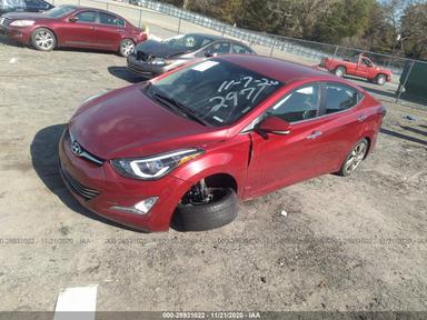 منظر 2014 Hyundai Elantra Limited، زاوية 2