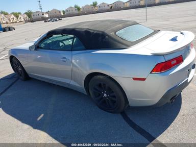 2015 Chevrolet Camaro 1Lt view, angle 3