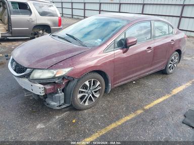 2015 Honda Civic Ex view, angle 2