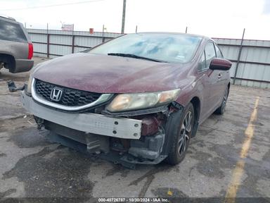 2015 Honda Civic Ex view, angle 6