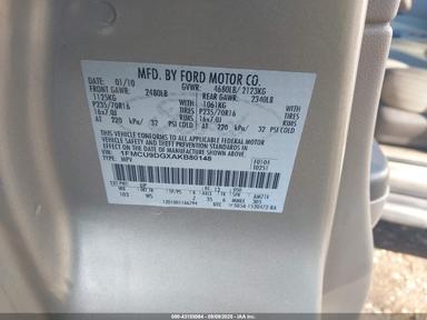Вид 2010 Ford Escape Xlt, угол 9