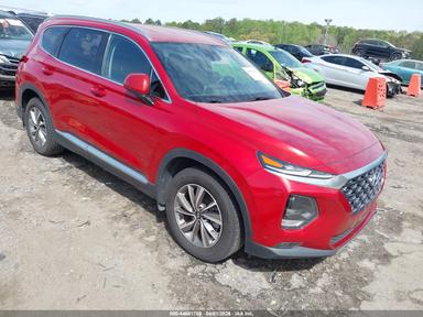 Vue de 2020 Hyundai Santa Fe Sel, angle 1