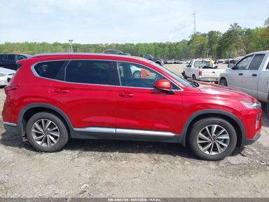 Vue de 2020 Hyundai Santa Fe Sel, angle 13