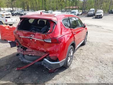 Vue de 2020 Hyundai Santa Fe Sel, angle 4