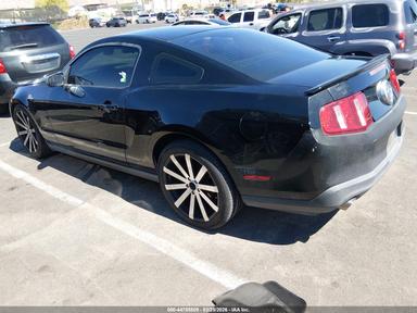 2012 Ford Mustang V6 Coupe view, angle 3