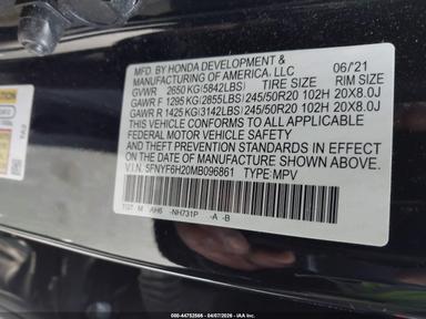منظر 2021 Honda Pilot Awd Special Edition SE، زاوية 9