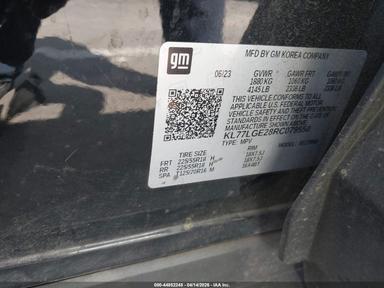 منظر 2024 Chevrolet Trax Fwd 1Rs، زاوية 9