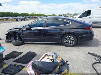 منظر 2023 Hyundai Sonata Hybrid Blue، زاوية 15