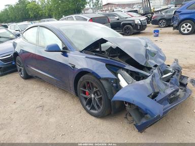 2021 Tesla Model 3 Performance Dual Motor All-Wheel Drive view, angle 1