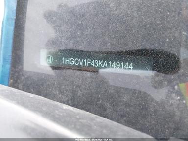 Vue de 2019 Honda Accord Ex, angle 17