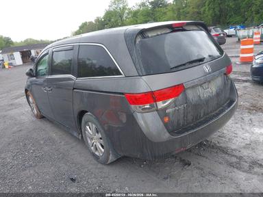 Vista de 2014 Honda Odyssey Ex-L, ángulo 3