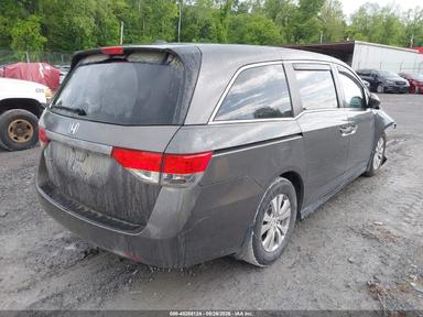 Vista de 2014 Honda Odyssey Ex-L, ángulo 4