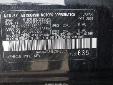 منظر 2022 Mitsubishi Outlander، زاوية 9