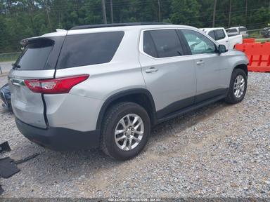 Vedere 2020 Chevrolet Traverse Fwd Lt Cloth, unghi 4