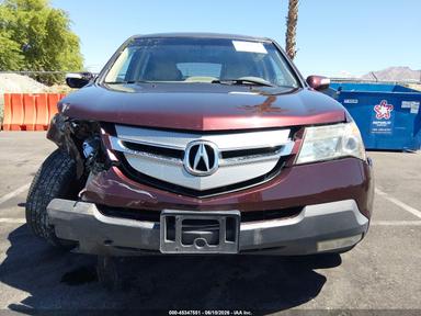 Vista de 2008 Acura Mdx Technology Package TECH, ángulo 12