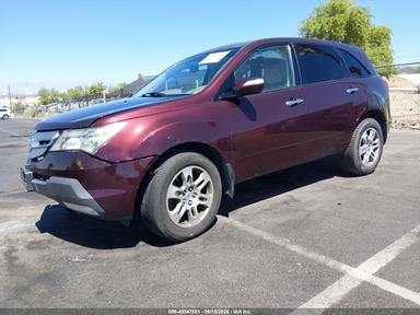 Vista de 2008 Acura Mdx Technology Package TECH, ángulo 2