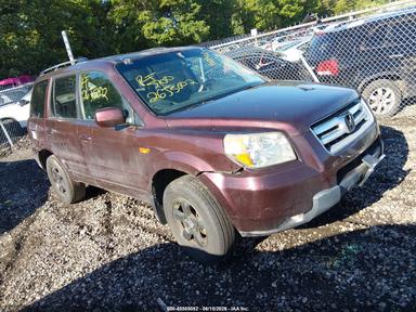 Вид 2008 Honda Pilot Ex-L, угол 1