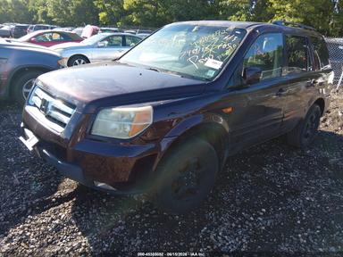 Вид 2008 Honda Pilot Ex-L, угол 2