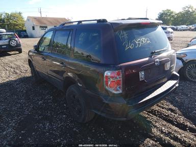 Вид 2008 Honda Pilot Ex-L, угол 3
