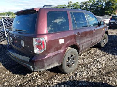 Вид 2008 Honda Pilot Ex-L, угол 4