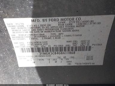 2016 Ford Flex Sel view, angle 9